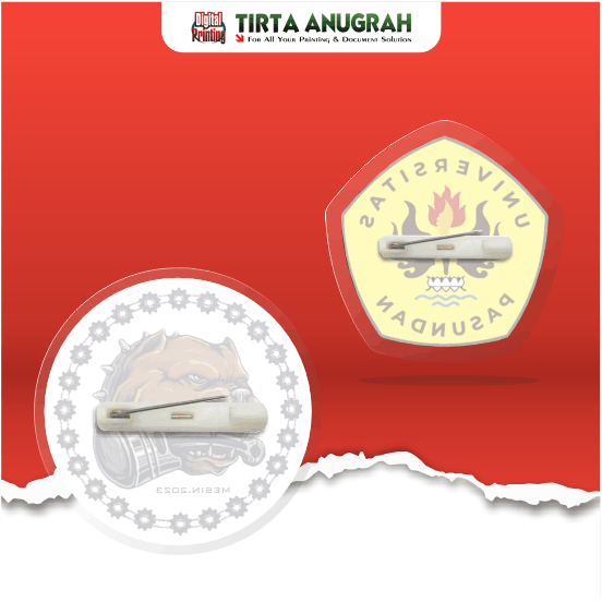 Pin Peniti Akrilik 2mm