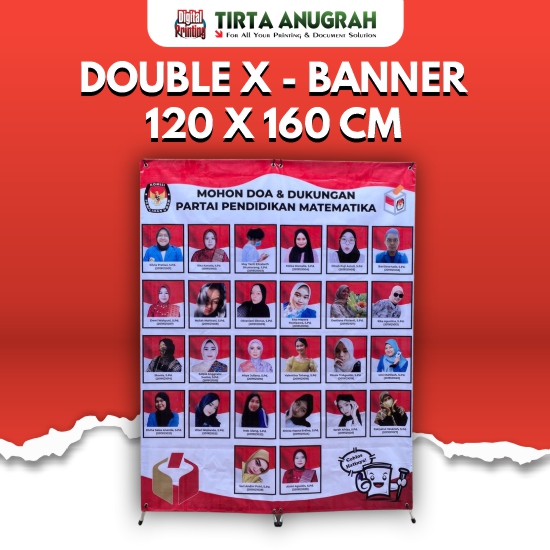 X Banner 120x160 Frontlite Doff (Korcin)