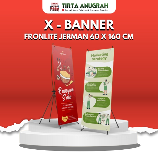 X Banner 60x160 Frontlite Jerman