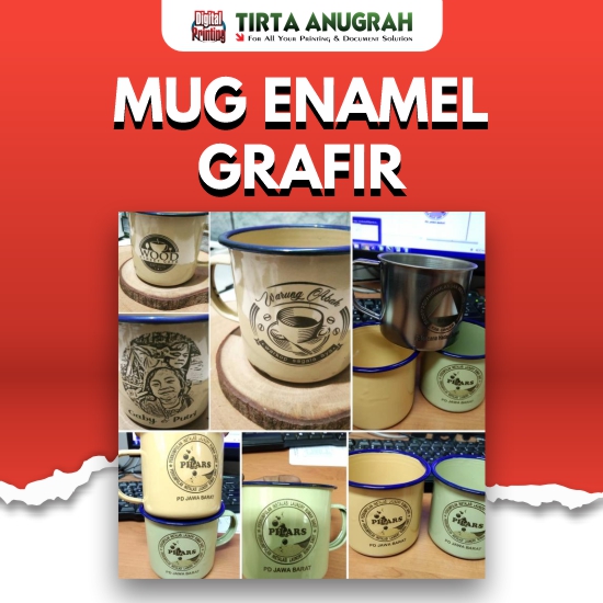 Mug Enamel Grafir