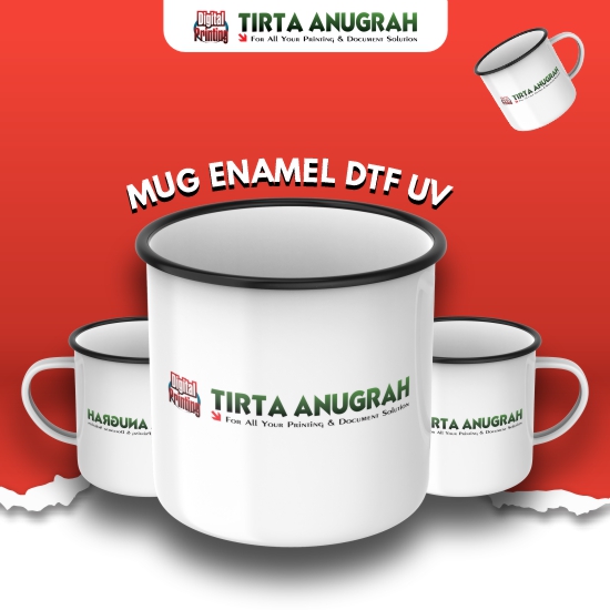Mug Enamel Dtf UV