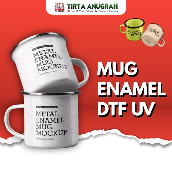 Mug Enamel Dtf UV