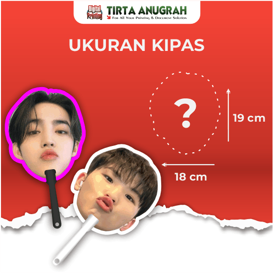 Kipas Kertas 18x19cm