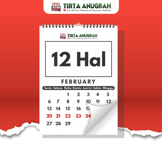 Kalender Dinding 12 hal AP 260