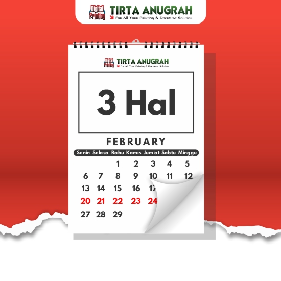 Kalender Dinding 3 hal AP 260