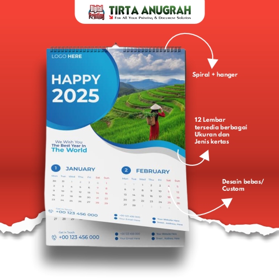 Kalender Dinding 6 Hal AP 260