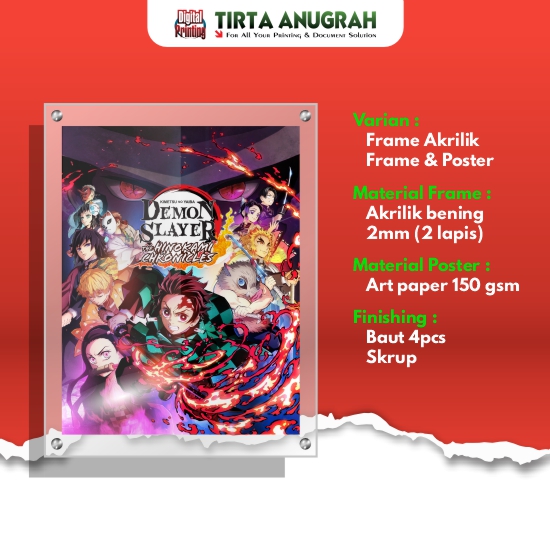 Frame Poster Akrilik A5