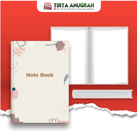 Notebook Hardcover Polos - isi 100 lembar