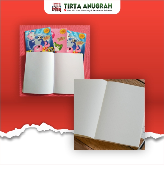 Notebook Softcover Polos - isi 100 lembar