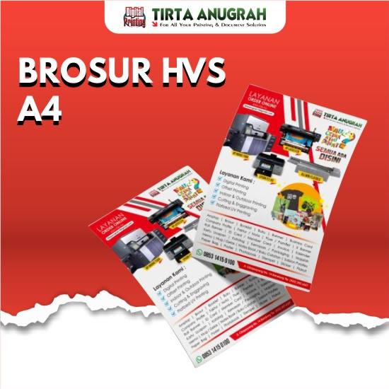 Brosur A4 HVS 80 gsm Kilat