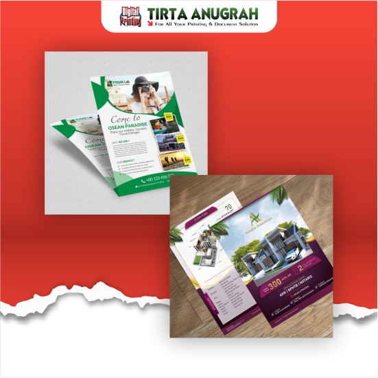 Brosur A4 HVS 80 gsm Kilat