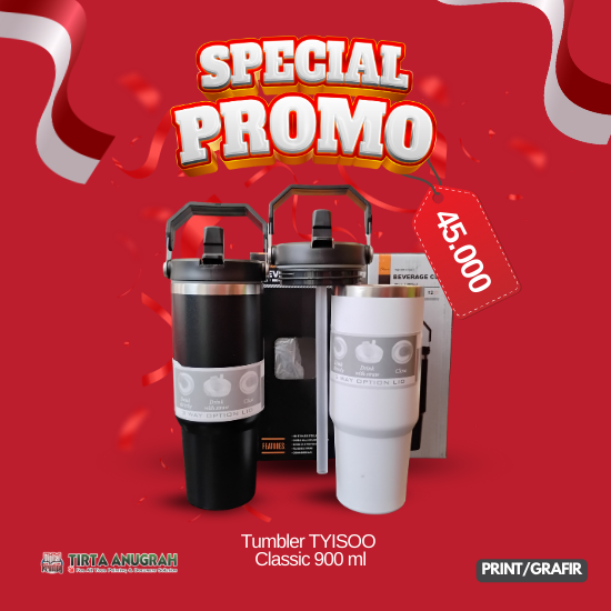 Tumbler TYISOO Classic 900 Ml - Print