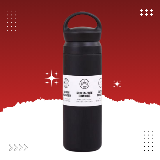 Tumbler Hook Travel Hitam Printing