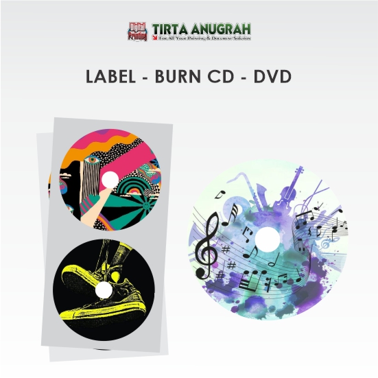 Label Burn CD DVD