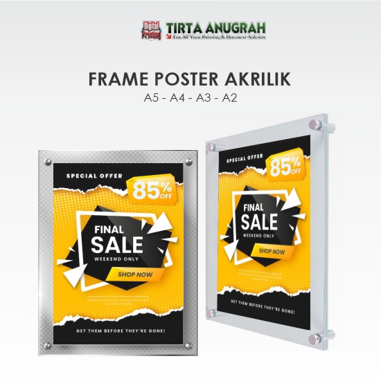 Frame Poster Akrilik