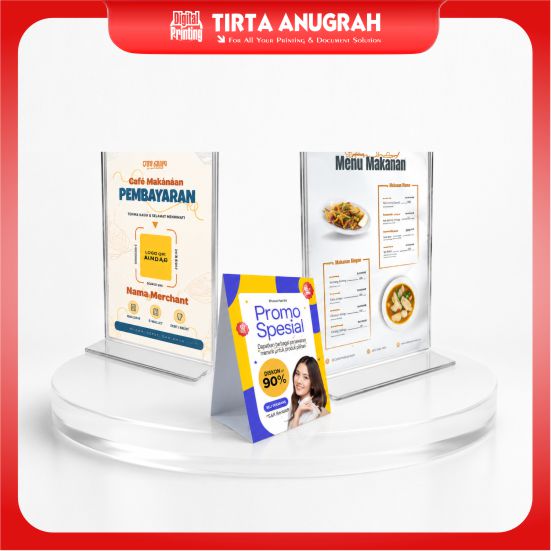 Tent Card akrilik